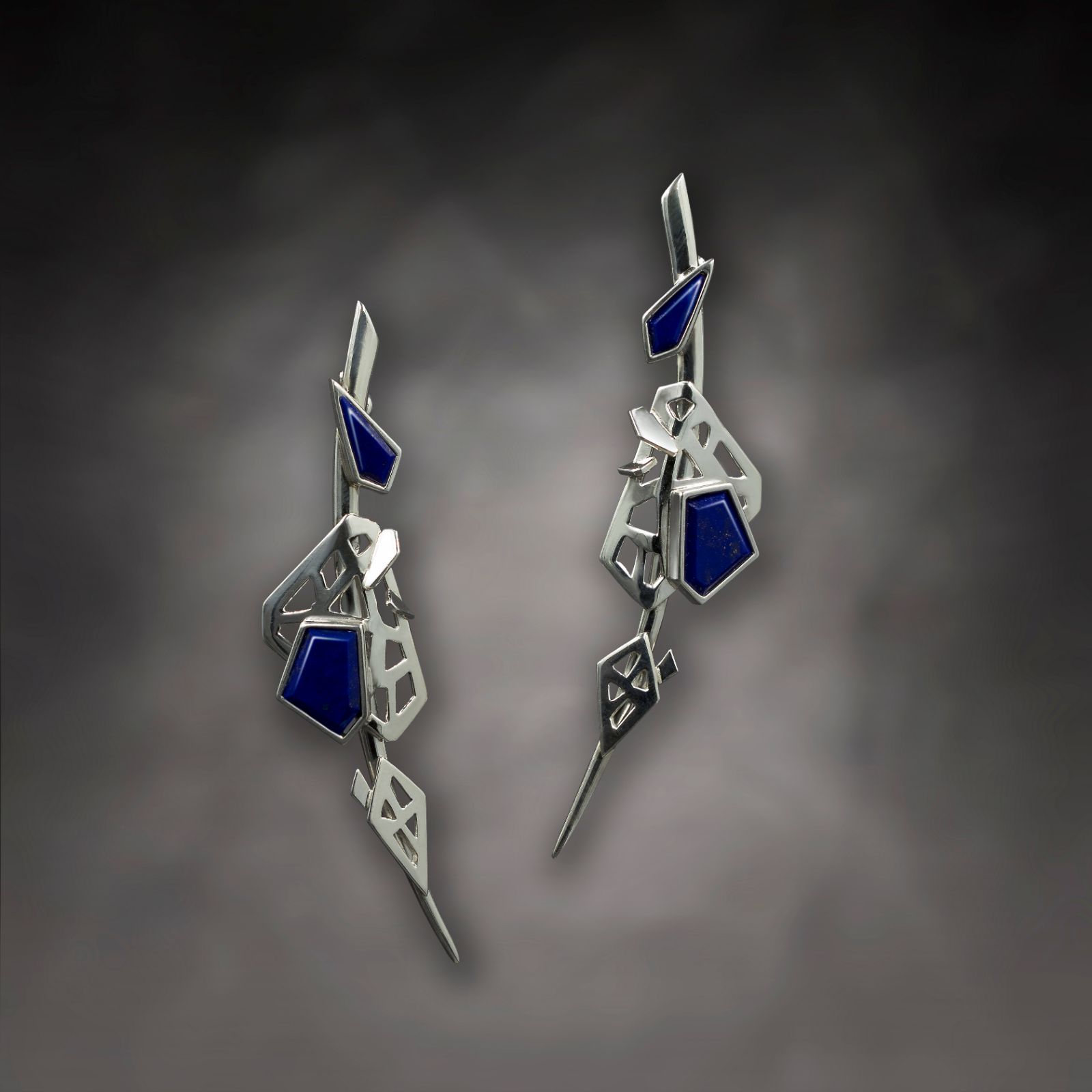 E.AR.19001 Louvre Earrings Geometrical